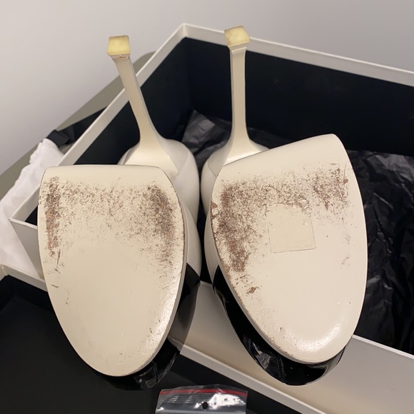 YSL black and white pumps (40) - Picture 3 of 8